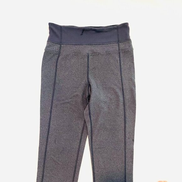 Lululemon yoga pant Women's 2 grey Sequence Groove style pockets athleisure long - Picture 3 of 11
